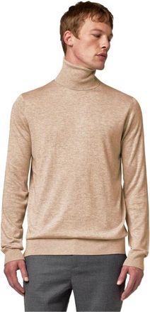 Alpha Studio Heren, Truien, Beige, Maat: M Zijde