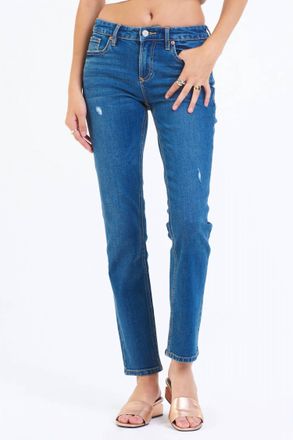 Dear John Denim Blaire St. Tropez High Rise Slim Straight Jean In Dark Wash