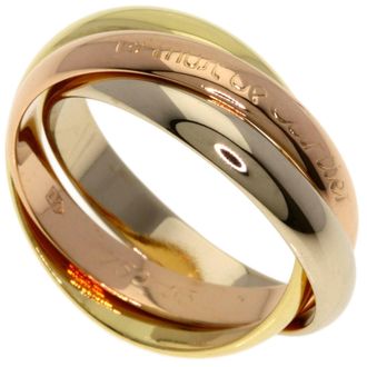 Cartier Trinity Yellow Gold (18K) Pink Gold (18K) White Gold (18K) Band Ring (Pre-Owned)
