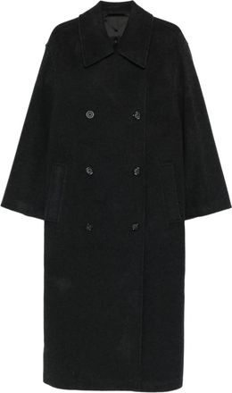 Toteme Shield jas met knopen - Grijs