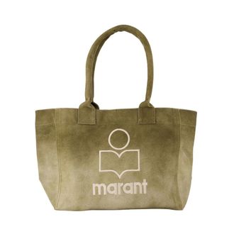 Isabel Marant Yenky Zipped Tote Bag - female - Isabel Marant - Shopping Bags - Green - ONE SIZE - Bags