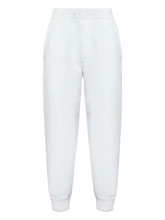 Dsquared2 logo-appliqué track pants - men - Cotton/Cotton - XXXL - White