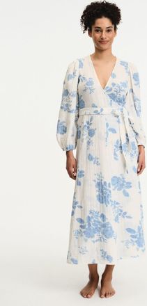 Penti Bloemen Strapless Maxi Jurk met Ceintuur