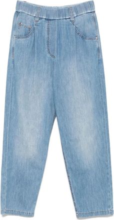 Brunello Cucinelli Jeans con design a cinque tasche - Blu