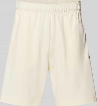 Champion Shorts mit Label-Stitching mit elastischem Bund in Offwhite, Gr&ouml;&szlig;e XXL