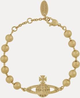 Vivienne Westwood Thames Mini Bas Relief Bracelet Goldlight-colorado-topaz-crystal Brass Women