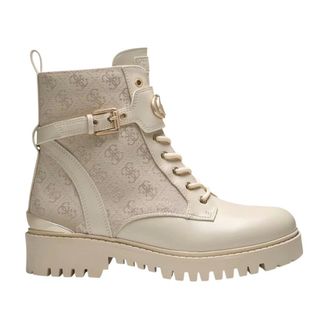 Guess Lace-up Boots, female, Beige, Size: 10 US Olanna2 Ankle Boots