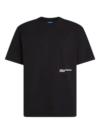 Karl Lagerfeld T-shirt con logo - Nero
