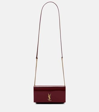 Saint Laurent Cassandre leather phone holder