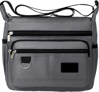 Generic Men Single Shoulder Bag | Sling Backpack Spacious Waterproof Shoulder Bag - Practical Trendy Messenger Backpack, Multipurpose Chest Pack for Short Tri