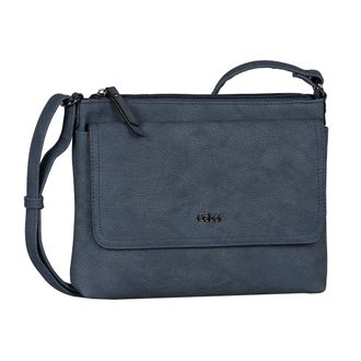 Gabor Umh&auml;ngetasche GABOR Avaly, Damen, Gr. B/H/T: 25,5cm x 18,5cm x 4cm, blau, Polyurethan, clean, gepflegt, unifarben, Taschen Umh&auml;ngetasche, aus weichem 