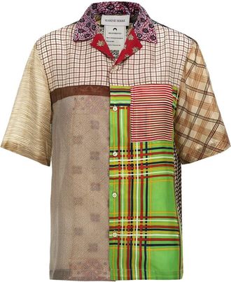 Marine Serre Dames, Blouses & Shirts, Veelkleurig, Maat: S Zijde