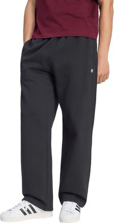 adidas Trefoil Essentials Fleece Sweatpants in Black at Nordstrom, Size Xx-Large