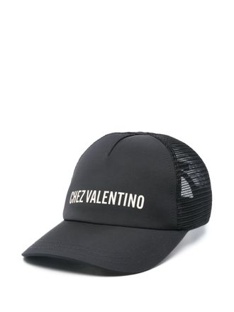 Valentino Garavani Chez baseball cap - men - Elastomultiester/Polyester - 58 - Black