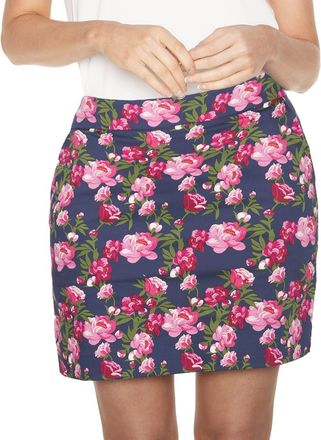Royal & Awesome Womens Floral Golf Skirt, Bright Colorful Golf Skorts, Bloomers Style, Perfect for Sports, Size 18