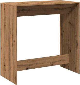 vidaXL Mesa Alta Bar Madera Ingenier&iacute;a Roble Artisian 102x50x103,5 Cm Vidaxl