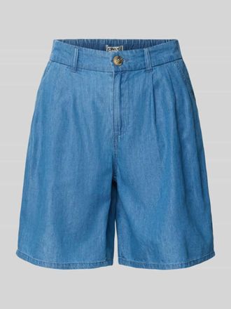 Only Relaxed Fit Jeansshorts aus Baumwoll-Lyocell-Mix Modell BEA in Jeansblau, Gr&ouml;&szlig;e XL
