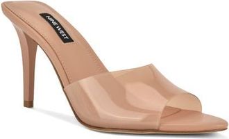 Nine West Hather Stiletto Sandal in Light Natural at Nordstrom, Size 9.5
