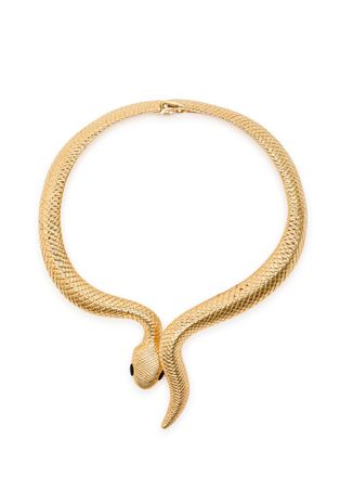 Kenneth Jay Lane Snake 22kt Gold-plated Necklace - One Size