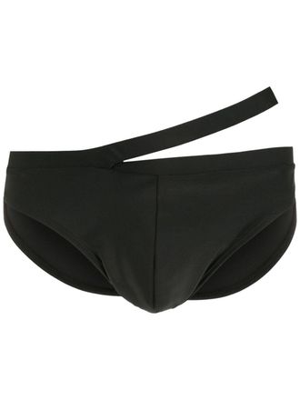 Amir Slama Costume da bagno con dettaglio cut-out - Nero