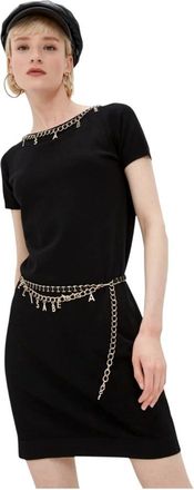 Elisabetta Franchi Mujer, Vestidos, Negro, Talla: S