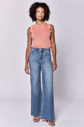 Dear John Denim Fiona Wide Leg Jeans In Natal