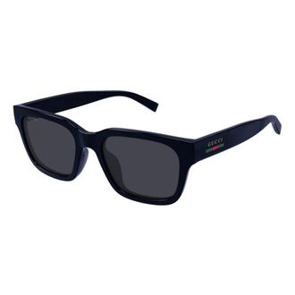 Gucci Mens Black Rectangular Sunglasses GG1857S 004