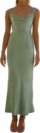 Runaway The Label Margot Maxi Dress In Sage