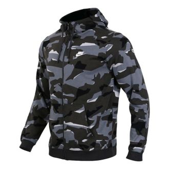 Nike NSW Club Full-Zip Hoodie Camo AQ0597-065