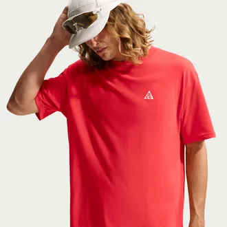 Nike Mens Nike ACG Dri-FIT T-Shirt in Red | IH1306-696