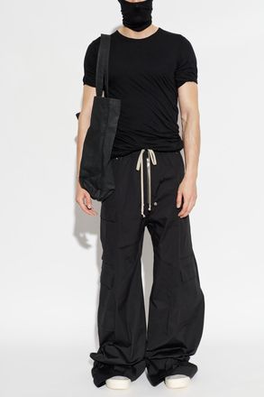 Rick Owens Cotton T-shirt, Mens, Black