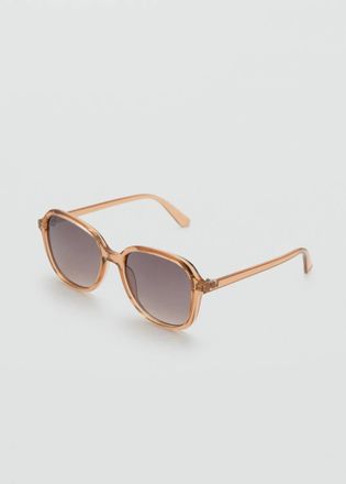 Mango Occhiali da sole montatura quadrata rosa pastello - Donna - Taglia unica - MANGO