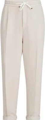 Brunello Cucinelli Trousers with drawstring in Yuta at Nordstrom, Size 50 It