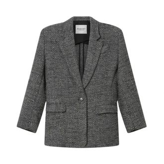 Isabel Marant Parly Jacket - Dames - Jassen - Grijs - Maat: XS Zijde