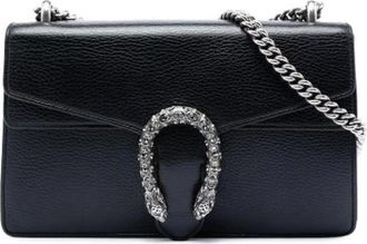 Gucci Pre-owned Cross Body Bags, female, Black, Size: ONE SIZE Pre-owned Dionysus