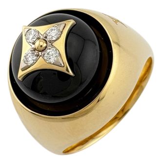 Louis Vuitton Gold Yellow Gold (18K) Band Ring (Pre-Owned)