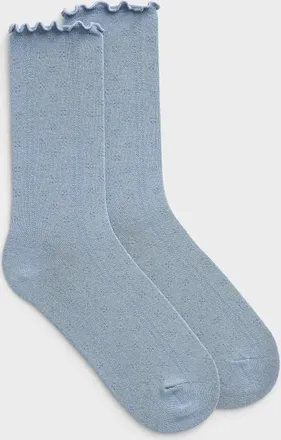 Simons Womens Pointelle pattern socks