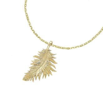 Dower & Hall Medium Feather Pendant