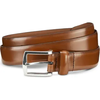 Allen Edmonds Midland Ave. Leather Belt in Walnut at Nordstrom, Size 40