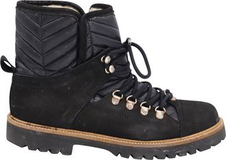 Ganni Ganni Edna Ankle Boots in Black Suede