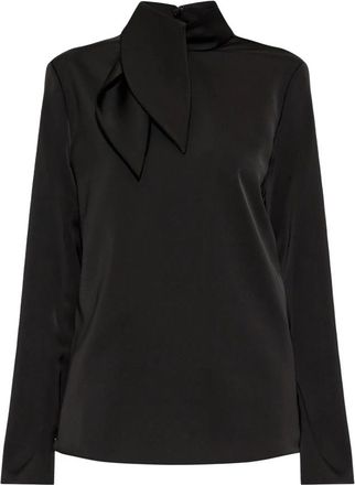 Emporio Armani Satin Top - Dames - Blouses - Zwart - M - Satijn - Overhemden