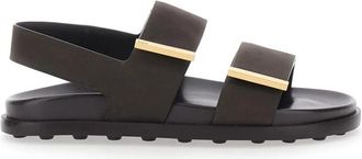 Tod's Leren sandaal met meerdere bandjes - Dames - Sandalen - Bruin - 41 EU - Leer - Schoenen