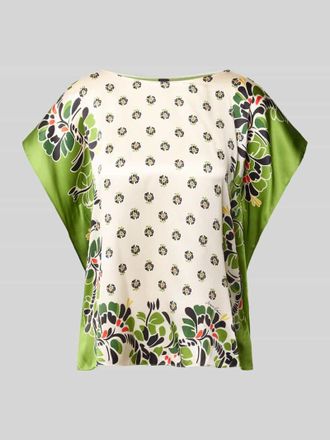 Marc Cain Bluse mit U-Boot-Ausschnitt in Sand, Gr&ouml;&szlig;e 34