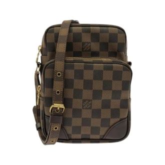 Louis Vuitton Pre-owned Vintage Canvas Crossbody Bag - unisex - Louis Vuitton Vintage - Vintage Cross Body Bags - Brown - ONE SIZE - Pre-owned