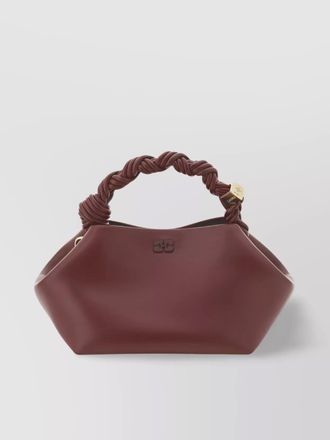 Ganni bou small leather shoulder bag