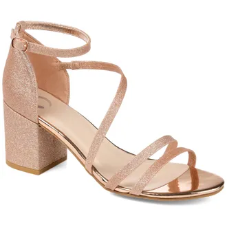 Journee Collection Women & apos;s Bella Medium and Wide Width Evening Dress Sandals