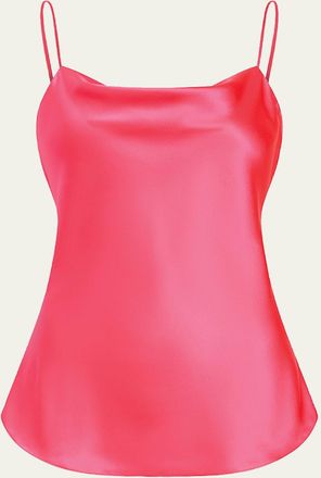 Cinq &agrave; Sept Marta Cowl-Neck Silk Camisole