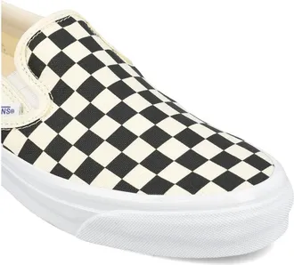 Vans Checkerboard Canvas Sneakers - Black