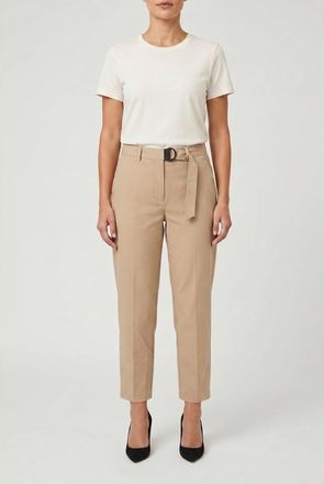 Brunello Cucinelli Beige Tailored Straight Trousers, Brand Size 50 (US Size 16)