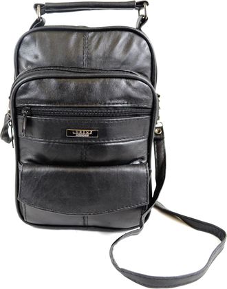 Lorenz Mens/Ladies Super Soft Nappa Leather Shoulder/Carry Travel/Flight Bag with Multiple Pockets
